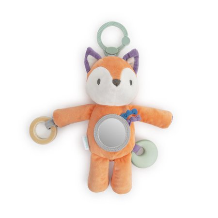 Ingenuity Premium Soft Plush Travel Activity Teether Toy - Kitt the Fox, Ages Newborn + - Walmart.com