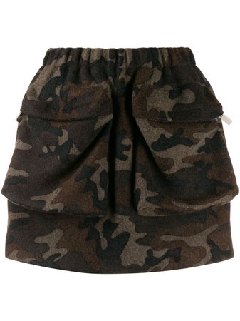 Miu Miu Camouflage Short Skirt