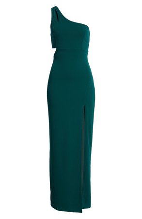 Lulus Simply Beautiful One Shoulder Column Gown | Nordstrom