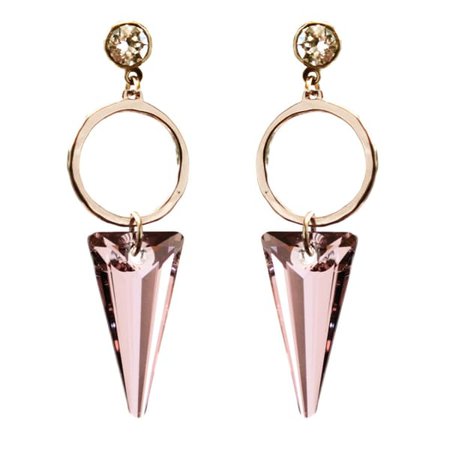 Shard Edition Earring Vintage Rose With Gold | Nadia Minkoff | Wolf & Badger