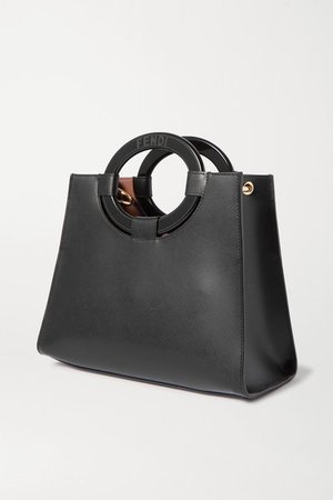 Fendi | Small perforated leather tote | NET-A-PORTER.COM