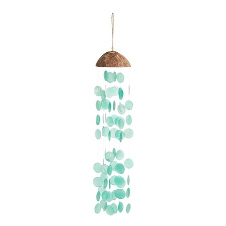 Coconut And Capiz Shell Jellyfish Wind Chime - World Market