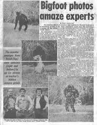 bigfoot newspaper clippings - Google Search