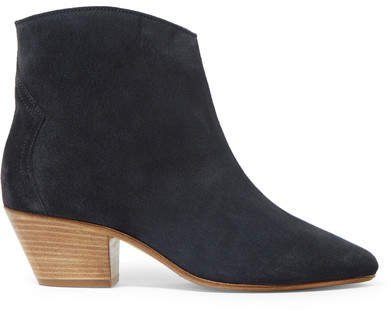 Dacken Suede Ankle Boots - Black