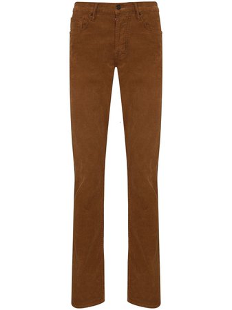 Brown Tom Ford straight-leg corduroy trousers TFD001BVJ39 - Farfetch