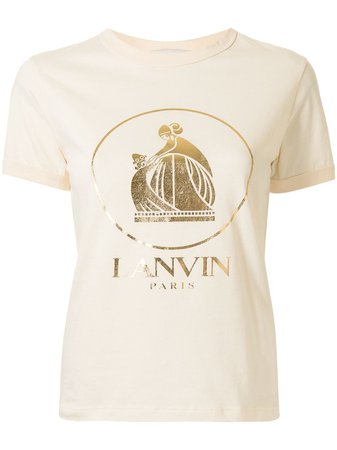 LANVIN logo-print short-sleeved T-shirt - Farfetch