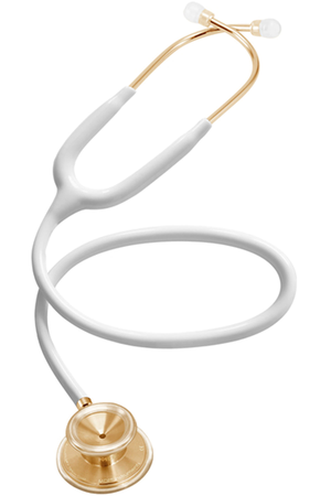 RCSP Stethoscope Gold white