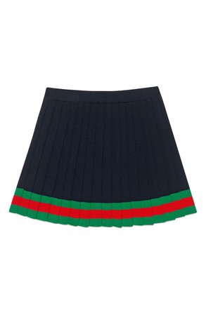 Gucci Pleated Wool Knit Skirt (Little Girls & Big Girls) | Nordstrom