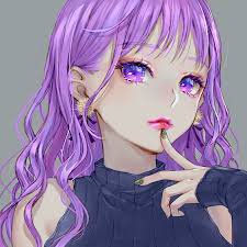 purple hair anime girl – Pesquisa Google