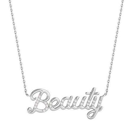 Disney Belle Inspired Editorial Necklace 1/10 CTTW | Enchanted Disney Fine Jewelry