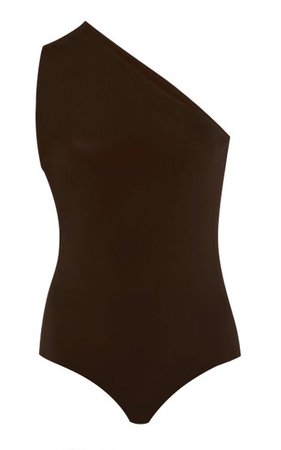 One-Shoulder Stretch-Jersey Swimsuit By Bottega Veneta | Moda Operandi