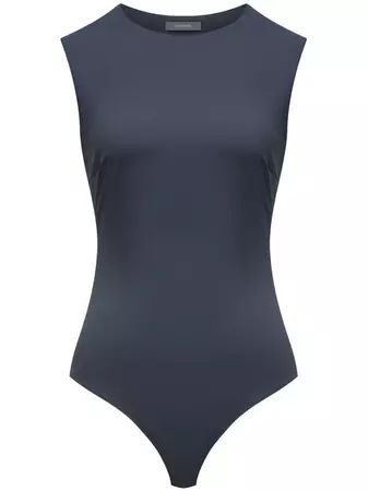 12 STOREEZ round-neck Sleeveless Bodysuit - Farfetch
