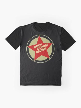 "ROCK AGAINST RACISM" T-shirt for Sale by Paparaw | Redbubble | fascism graphic t-shirts - fascist graphic t-shirts - racist graphic t-shirts