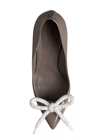 BURBERRY Rope Detail Patent Leather Pumps