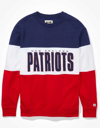 Tailgate Women's New England Patriots Colorblock Sweatshirt