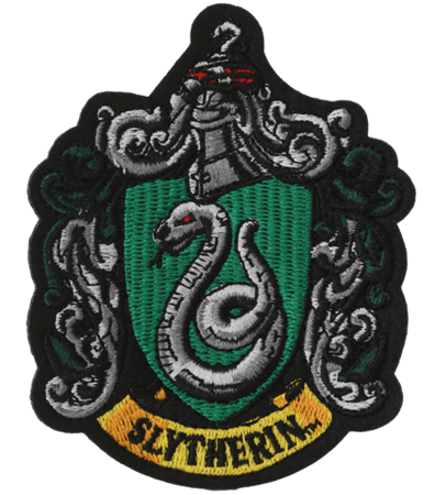 Slytherin Crest Embroidered Patch l Harry Potter Shop on Platform 9 3/4