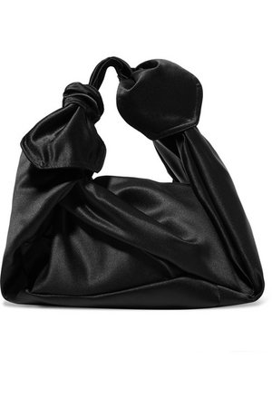 Simone Rocha | Baby Wrap satin shoulder bag | NET-A-PORTER.COM