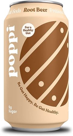 Amazon.com : POPPI Sparkling Prebiotic Root Beer Soda w/ Gut Health & Immunity Benefits, Beverages made with Apple Cider Vinegar, Seltzer Water & Cola Flavors, Low Calorie & Low Sugar Drinks, 12oz (12 Pack) (Packaging May Vary) : Grocery & Gourmet Food