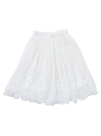 Fluffy Fairy Lace Up Tulle Skirt / mille fille closet (Skirt / Flare Skirt) | LODISPOTTO (Roddy Spot) Mail Order | Fashion Walker