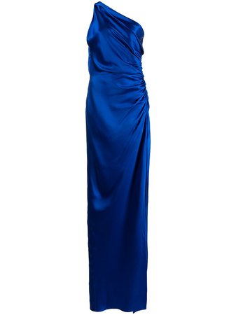 Michelle Mason one-shoulder Silk Gown - Farfetch