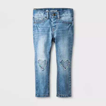 Toddler Girls' Jeans - Cat & Jack™ Medium Wash 3T : Target