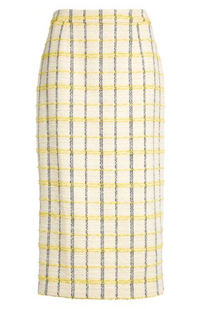 Halogen® Plaid Tweed Pencil Skirt (Regular & Petite) | Nordstrom