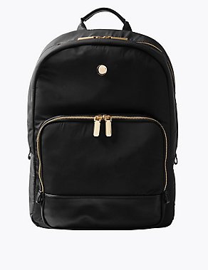 Double Zip Detail Backpack | M&S Collection | M&S