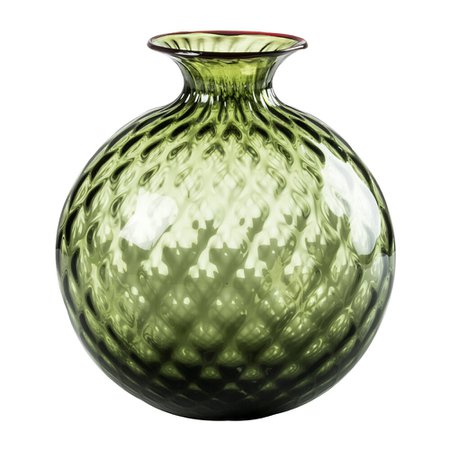Buy Venini Monofiori Balloton Vase - Apple Green - Large | AMARA