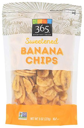 Amazon.com: 365 Everyday Value, Sweetened Banana Chips, 8 oz: Prime Pantry