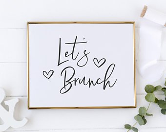 brunch sign - Google Search