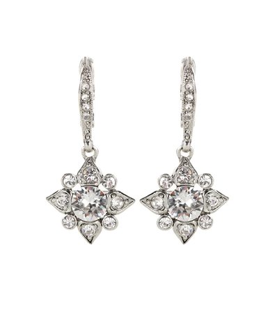 Swarovski Crystal-Embellished Earrings - Oscar de la Renta | mytheresa.com