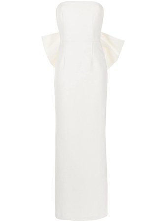 Rebecca Vallance Rosette Strapless Gown - Farfetch