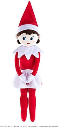 Amazon.com: The Elf On The Shelf Plushee Pals Huggable Girl, Red, 27 inches : Toys & Games
