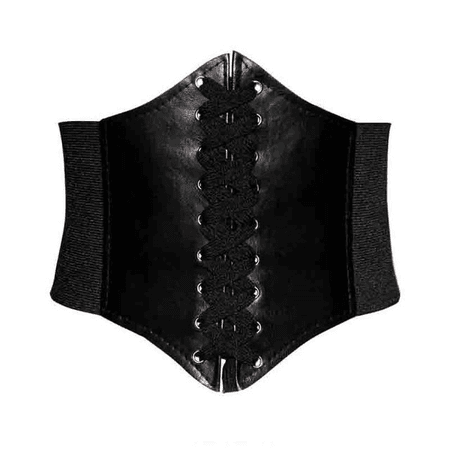black corset belt