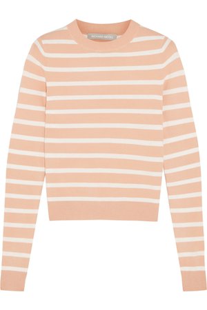 Net-a-Porter Striped stretch-knit sweater | Richard Nicoll