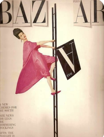 vintage pink vogue magazine fashion photography