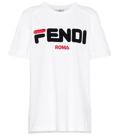 FENDI MANIA cotton T-shirt