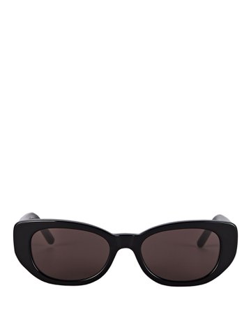 Saint Laurent Betty Round Cat Eye Sunglasses | INTERMIX®