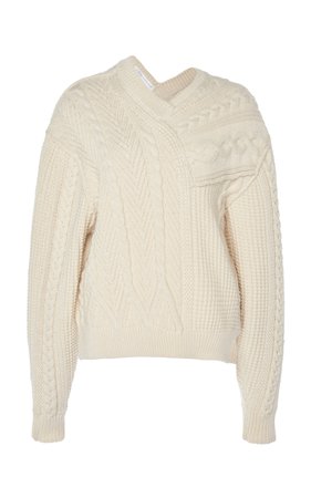 Wool Patch Knit Sweater by Victoria Beckham | Moda Operandi