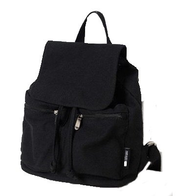 black small backpack