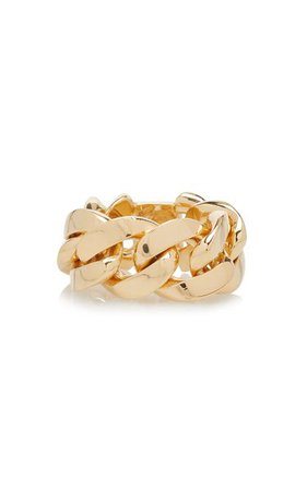 18k Gold-Plated Chain Ring By Bottega Veneta | Moda Operandi