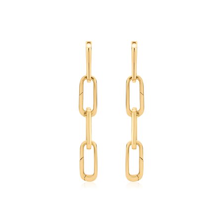 Alta Capture Charm Cocktail Earrings in 18ct Gold Vermeil on Sterling Silver | Jewellery by Monica Vinader