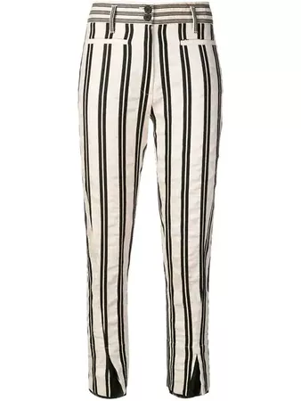 Ann Demeulemeester Striped Trousers