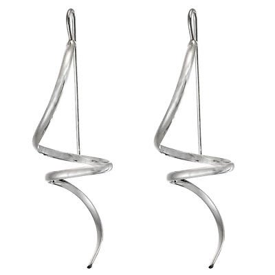 spiral dangling silver earrings - Google Search