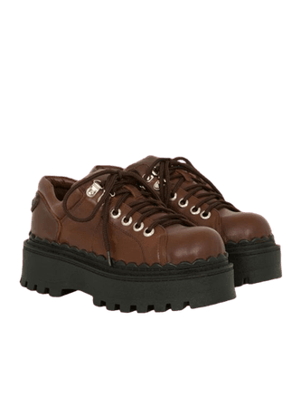 UNIF Brown Seek Shoe