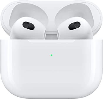 Amazon.com: Apple AirPods (3rd Generation) Wireless Earbuds with Lightning Charging Case. Spatial Audio, Sweat and Water Resistant, Up to 30 Hours of Battery Life. Bluetooth Headphones for iPhone : Electronics