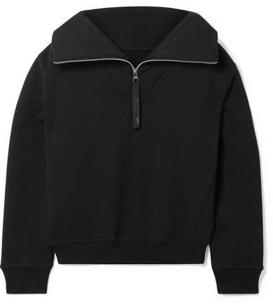 Reebok X Embroidered Cotton-jersey Sweatshirt - Black