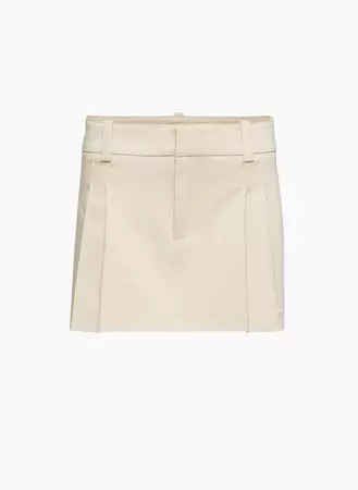 Low-rise pleated mini skirt Sunday Best RIDER SKIRT | Aritzia US