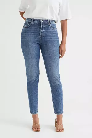 Mom High Ankle Jeans - Denim blue - Ladies | H&M CA