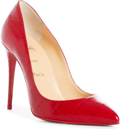 Christian Louboutin Pigalle Pointed Toe Pump (Women) | Nordstrom